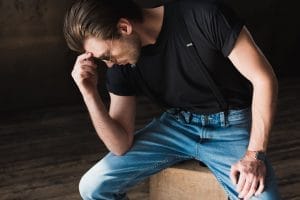 Man with migraine - get migraine relief