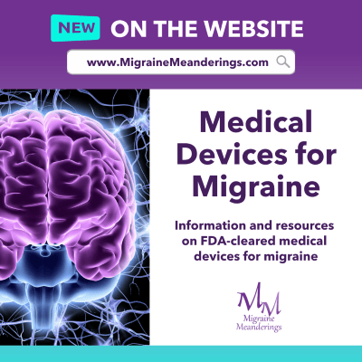 Migraine devices available