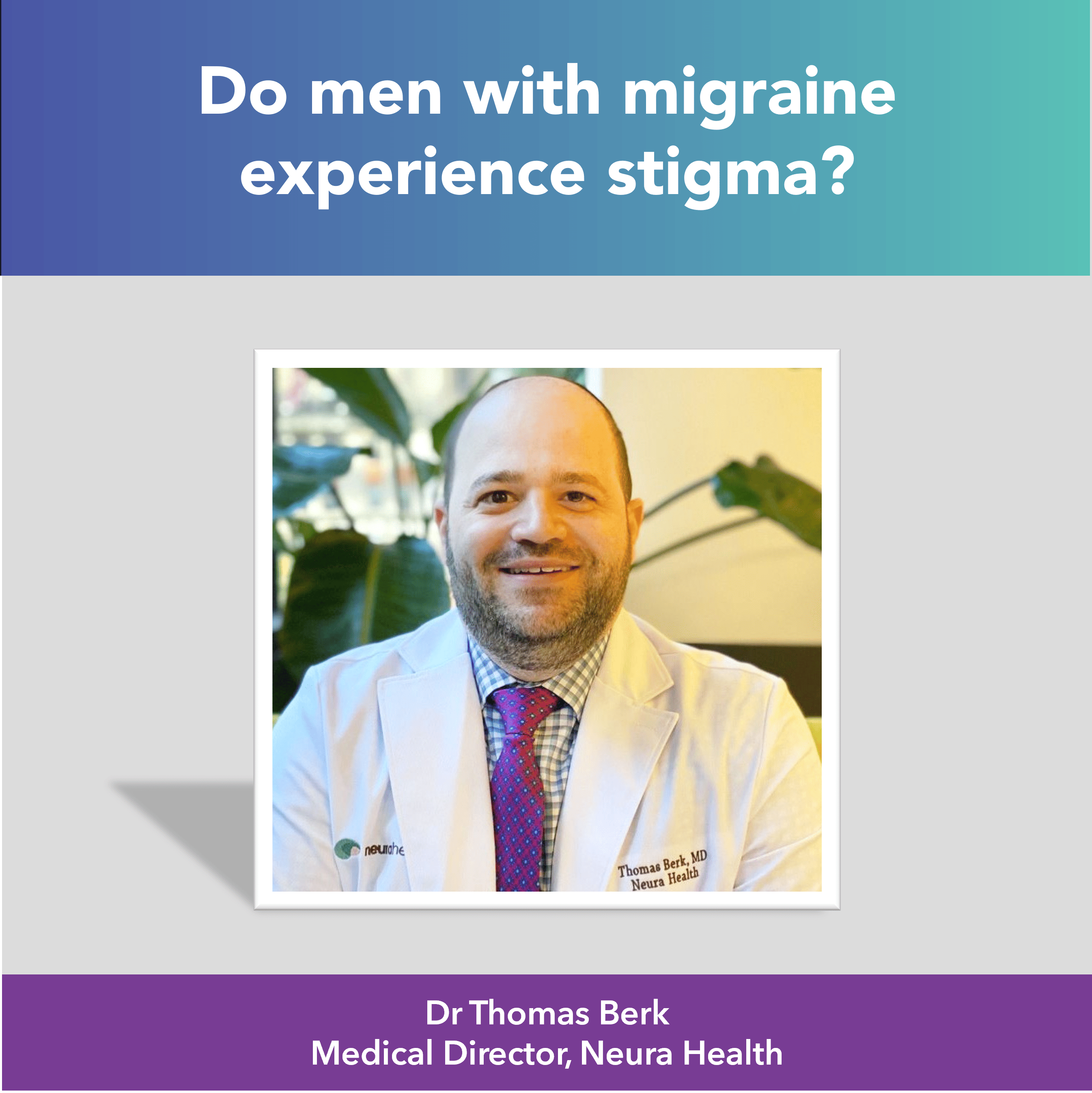 Do men with migraine experience stigma?